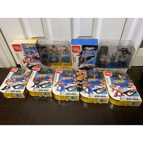 2012 Rumblers Apptivity Wrestling Figure LOT WWE WWF CM Punk Cena MYSTERIO MORE - Picture 6 of 7